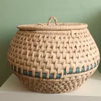 سبد حصیری جا برنجی و جای سیب زمینی و پیاز