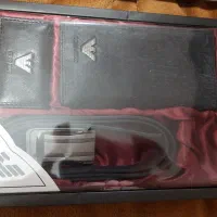 ست چرم کیف پول و جاکارتی و کمربند و خودکار