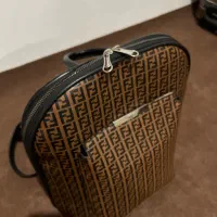 کوله چرم فندی نو