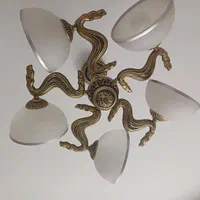 یک جفت لوستر ۵ شاخه در حد نو