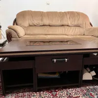 میز جلو مبلی کشو دار با عسلی