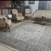 مبل نه نفره به همراه میز و عسلی و غذاخوری هشت نفره|مبلمان خانگی و میز عسلی|خرمدره, |دیوار