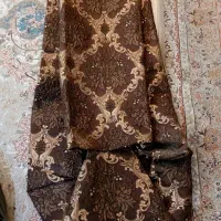 دو عدد پرده کناری ودکوری کاملا نو با کیفیت درجه یک|پرده، رانر، رومیزی|تهران, سعادت‌آباد|دیوار