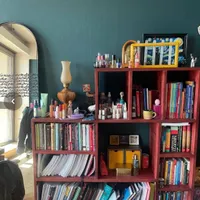 کتابخانه تمام چوب