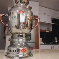 سماور مارک یوسفیان ورق ضخیم در حد نو ۴ لیتری