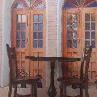 میز و صندلی چوبی