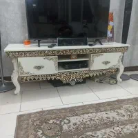 میز تلویزیون با میز جلو مبلی دوتا عسلی