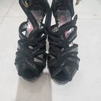 کفش پاشنه بلند مشکی|کیف، کفش، کمربند|کرمان, |دیوار