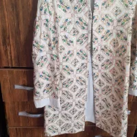 مانتو سوزن دوزی مجلسی لینن