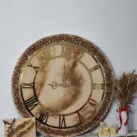 ست ساعت و جاکلیدی رزینی|ساعت دیواری و تزئینی|گنبد کاووس, |دیوار