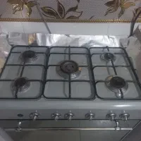 گاز ۵ شعله نقره ای|اجاق گاز و لوازم برقی پخت‌وپز|قم, چهل درخت‎|دیوار