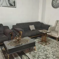 مبل ۸ نفره چستر باجلومبلی عسلی|مبلمان خانگی و میز عسلی|گلستان (تهران), |دیوار