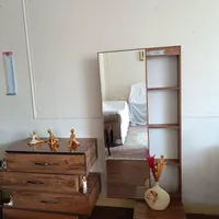 تخت وسرویس خواب دونفره هالوژنی دراورآیینه قدی ریلی|تخت و سرویس خواب|شاهین‌شهر, مخابرات (شهید بهشتی)|دیوار
