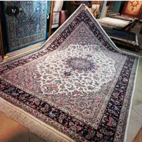 فرش دستباف یزد جفت ۹ متری ۱۵۰ ملیون تومن|فرش|مشکیندشت, |دیوار