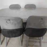 میزناهارخوری شش نفره طوسی