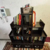 کتابخانه|کتابخانه، شلف، قفسه‌های دیواری|شاهین‌شهر, مخابرات (شهید بهشتی)|دیوار