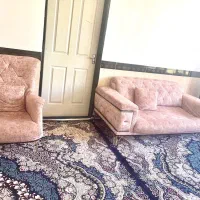 مبل هفت نفره ومیز عسلی
