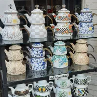 حراج کتری لعابی و استیل|قوری، کتری، قهوهساز دستی|قم, دورشهر|دیوار