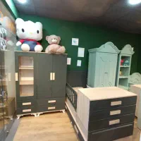 تخت و کمد نوزاد و نوجوان سیسمونی|اسباب و اثاث بچه|بیرجند, |دیوار