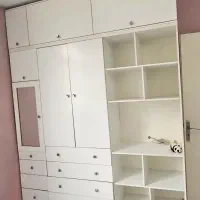 مجموعه کامل کتابخانه و کمد دیواری