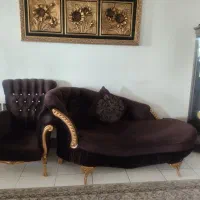 مبل راحتی قهوه‌ای سوخته20ملیون
