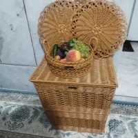 سبد لباس و زیر بشقابی