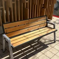 نیمکت چوبی وساده|صندلی و نیمکت|محمدشهر, محمدشهر|دیوار