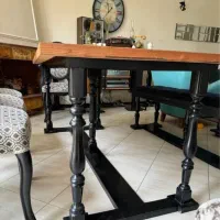 میز چوبی پینترستی