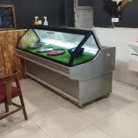 یخچال ویترینی شیشه خم