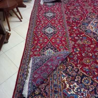 کناره کاشان ۴ ترنج لچک دار دستباف  کمیاب بینظیر|فرش|پردیس, فاز ۲|دیوار