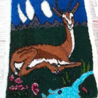 تابلو فرش های دست بافت قیمت پایین|تابلو فرش|پرند, فاز ۶|دیوار