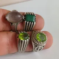 انگشتر زبرجد. زمرد. در نجف