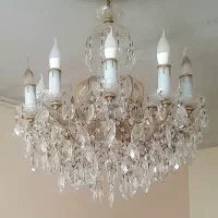 لوستر ۱۰ شاخه کریستال