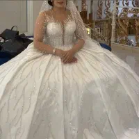 لباس عروس تمام سنگ عربی