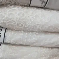 25 متر حریر صدفی متری 130|پرده، رانر، رومیزی|قائمشهر, |دیوار