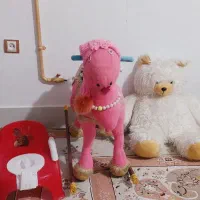 راکرشتر عروسک خرسی بزرگ توالت کودک.همه 400|اسباب‌بازی بچه|کرج, حسین آباد (اکبر آباد)|دیوار