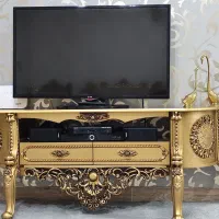 میز تلویزیون طلایی