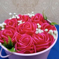 دسته گل روبانی برای مناسبت ها و اعیاد|گل مصنوعی|مشهد, گاز|دیوار