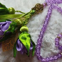 تسبیح با گل روبانی|زیورآلات و اکسسوری|لاران, |دیوار