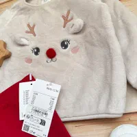 ست تدی و لگ طرح کریسمس|کفش و لباس بچه|شیراز, لاله|دیوار