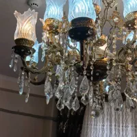 لوستر برنز 8 شاخه 16 شعله