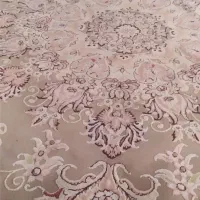 یک جفت فرش گردویی گل برجسته