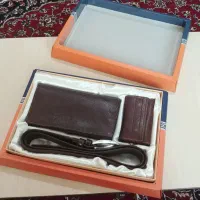 ست هدیه مردانه چرم طبیعی