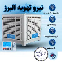 کولرآبی پلیمری البرز با فن آکسیال 15000 روبه روزن