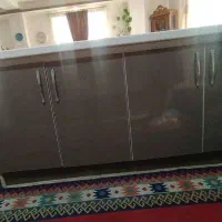 کابینت زمینی آماده درحد نو چوبی مشابه هایگلس