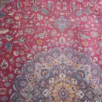 یک عدد فرش ۱۲ متری زرشکی