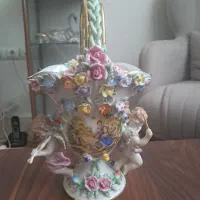 سبد گل چینی ایتالیایی ارتفاع ۳۰ سانت نو|صنایع دستی و سایر لوازم تزئینی|تهران, مجیدآباد|دیوار