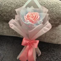 دسته گل های رز روبانی، گل های ماندگار|گل مصنوعی|پردیس, فاز ۱|دیوار