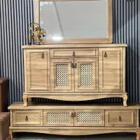 کنسول حصیر بامبو|بوفه، ویترین، کنسول|کرج, پیشاهنگی|دیوار