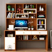 میز تحریر کمد د‌ار مد‌ل گیتی یک قهوه ای